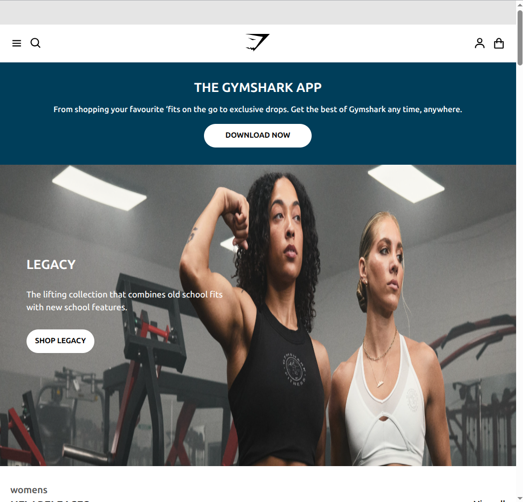 GymShark clone